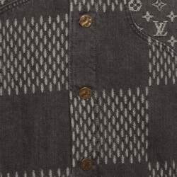 مملوكة مسبقًا Louis Vuitton X Nigo Grey Denim Monogram Jacket M
