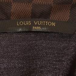 Pre Owned Louis Vuitton Brown Damier Pique Polo T-Shirt XL