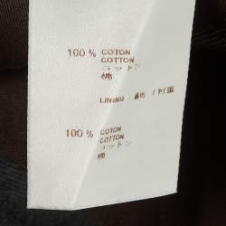 Pre Owned بنطلون جينز دينم لويس فويتون أزرق بحري مقاس كبير - خصر 34 بوصة