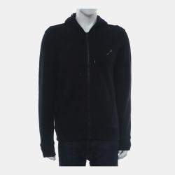 Pre Owned Louis Vuitton Zip Up Hoodie Jacket Size L
