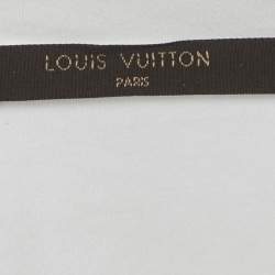 مملوكة مسبقًا Louis Vuitton White Damier Print Jersey Pocket T-Shirt L