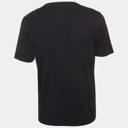 Pre Owned Louis Vuitton Black Trunks and Bags Cities Jersey T-Shirt XL