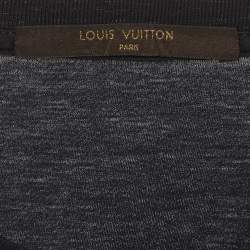 Pre Owned Louis Vuitton Black Trunks and Bags Cities Jersey T-Shirt XL