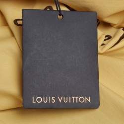 Pre Owned Louis Vuitton x Tyler The Creator Beige Embroidered Cotton Bowling Shirt L