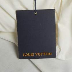Pre Owned Louis Vuitton X Tyler Off White Monogram Cotton Long Sleeve Shirt L