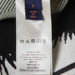 Pre Owned Louis Vuitton Multicolour Fanzine Jacquard Wool Crewneck Pullover S