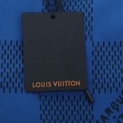 Pre Owned Louis Vuitton Blue Stretch Nylon Americas Cup Shorts S