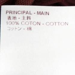 Pre Owned تي شيرت بولو لوي فيتون Pique دامييه أحمر بريك L