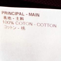 Pre Owned تي شيرت بولو لوي فيتون Pique  قطن أحمر داكن L