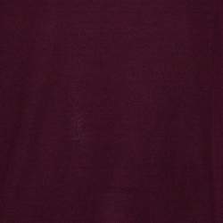 Pre Owned تي شيرت بولو لوي فيتون Pique  قطن أحمر داكن L