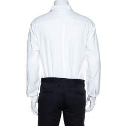 Louis Vuitton White Cotton Long Sleeve Shirt M