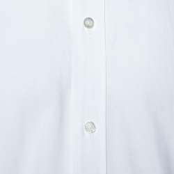 Louis Vuitton White Cotton Long Sleeve Shirt M