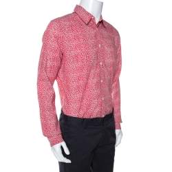 Louis Vuitton Long-sleeved Printed Cotton Shirt