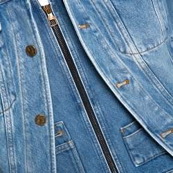 Louis Vuitton Blue Plain Rainbow XIX Denim Jacket M