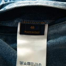 Louis Vuitton Blue Plain Rainbow XIX Denim Jacket M