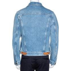 Louis Vuitton Blue Plain Rainbow XIX Denim Jacket M