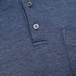 Pre Owned تي شيرت بولو لوي فيتون بيك قطن هيل كحلي مقاس وسط (ميديوم)