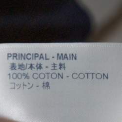 Pre Owned تي شيرت لوي فيتون رقبة حرف في قطن كحلي S