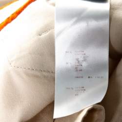 Louis Vuitton Cream Cotton & Linen Regular Fit Trousers XL