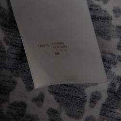 Louis Vuitton Navy Blue Printed Cotton Long Sleeve Shirt M