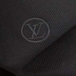 Pre Owned تي شيرت بولو لوي فيتون أكمام بيك طويلة  قطن أسود مقاس كبير (لارج)