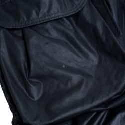 Louis Vuitton Dark Navy Quilt Detail Detachable Hooded Parka XXL