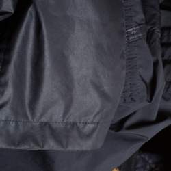 Louis Vuitton Dark Navy Quilt Detail Detachable Hooded Parka XXL