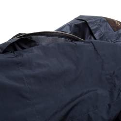 Louis Vuitton Dark Navy Quilt Detail Detachable Hooded Parka XXL