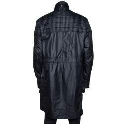 Louis Vuitton Dark Navy Quilt Detail Detachable Hooded Parka XXL