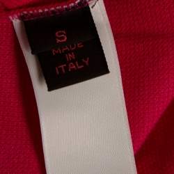 مملوكة مسبقًا Louis Vuitton Fuschia Pink Cotton Pique Polo T-Shirt S