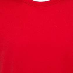 Louis Vuitton Red Cotton Playing Cards Print T-Shirt XXL