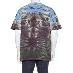 Louis Vuitton Multicolor Tie-Dye Printed Knit Pocket Detail T Shirt L