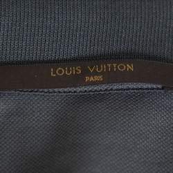 Pre Owned Louis Vuitton Grey Cotton Pique Polo T-Shirt L