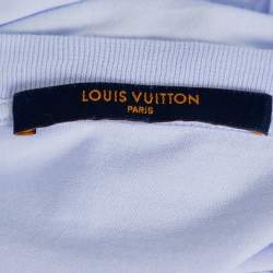 Louis Vuitton Lavender Cotton Classic Crewneck T-Shirt L