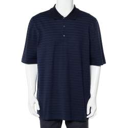 Louis Vuitton Blue Cotton Pique Polo T-Shirt 4XL - ShopStyle