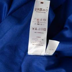 مملوكة مسبقًا تي شيرت لوي فيتون بيكيه قطن أزرق كبير جدًا جدًا جدًا جدًا - إكس إكس إكس إكس لارج