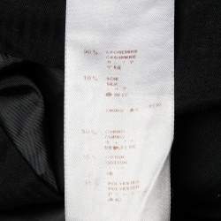 مملوكة مسبقًا Louis Vuitton Navy Blue Cashmere & Silk Trousers L