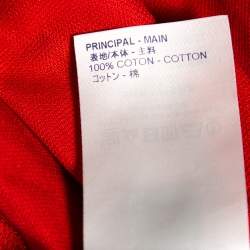 Pre Owned Louis Vuitton Red Cotton Pique Polo T-Shirt XL