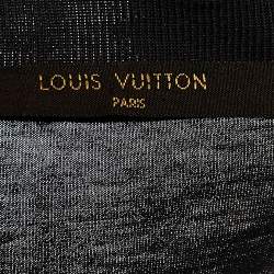 Louis Vuitton Dark Green Cototn Champs Elysees Patch Detail Roundneck T-Shirt M