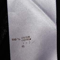 Louis Vuitton Dark Green Cototn Champs Elysees Patch Detail Roundneck T-Shirt M
