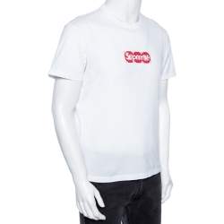 LOUIS VUITTON SUPREME Supreme box logo tops Short sleeve T-shirt