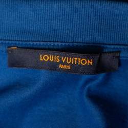 مملوكة مسبقًا Louis Vuitton Blue Gradient Monogram Print Cotton Short Sleeve T-Shirt M