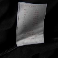 Pre Owned Louis Vuitton Black Cotton Logo Patch Appliqued Short Sleeve T-Shirt L