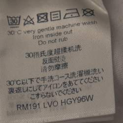 مملوكة مسبقًا Louis Vuitton White Kansas Winds Printed Cotton T-Shirt L