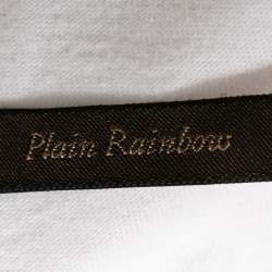 مملوكة مسبقًا Louis Vuitton White Kansas Winds Printed Cotton T-Shirt L