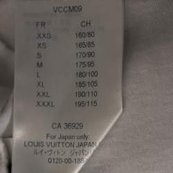 مملوكة مسبقًا Louis Vuitton White Kansas Winds Printed Cotton T-Shirt L
