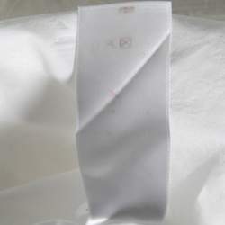 Louis Vuitton White Logo Detail Cotton Baseball Shirt S