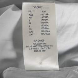 Louis Vuitton Blue Cloud Print Cotton Long Sleeve Shirt S