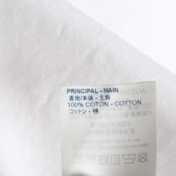 Louis Vuitton White Cotton Printed Long Sleeve Shirt L