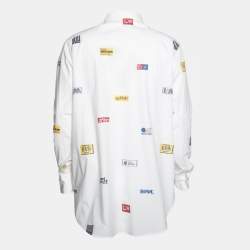 Louis Vuitton® Cotton Long-sleeved Shirt White. Size 37 in 2023